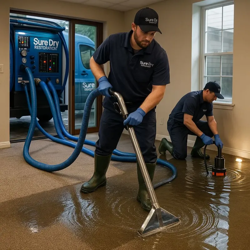 Water Extraction and Removal process in Piney Green, NC